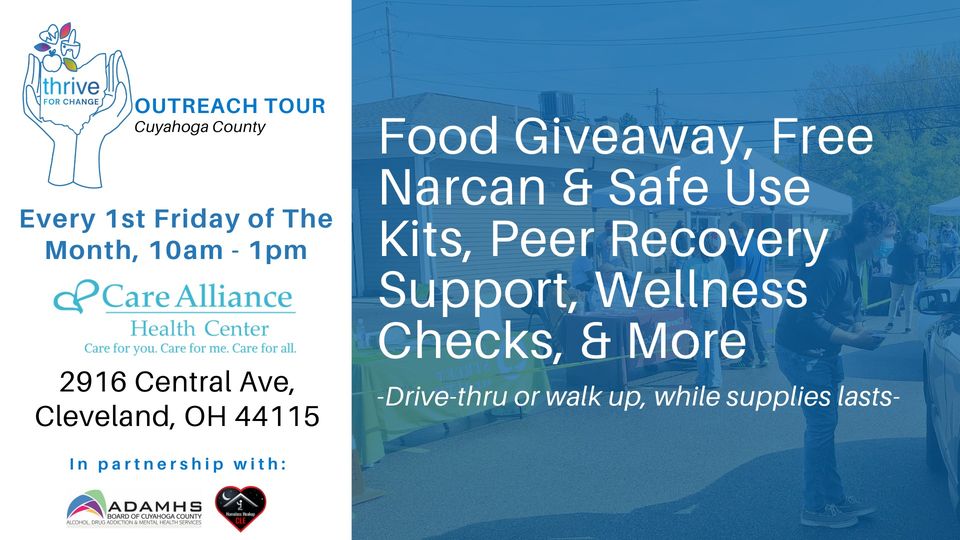 Outreach Tour at Care Alliance | Thrive Peer Recovery Services