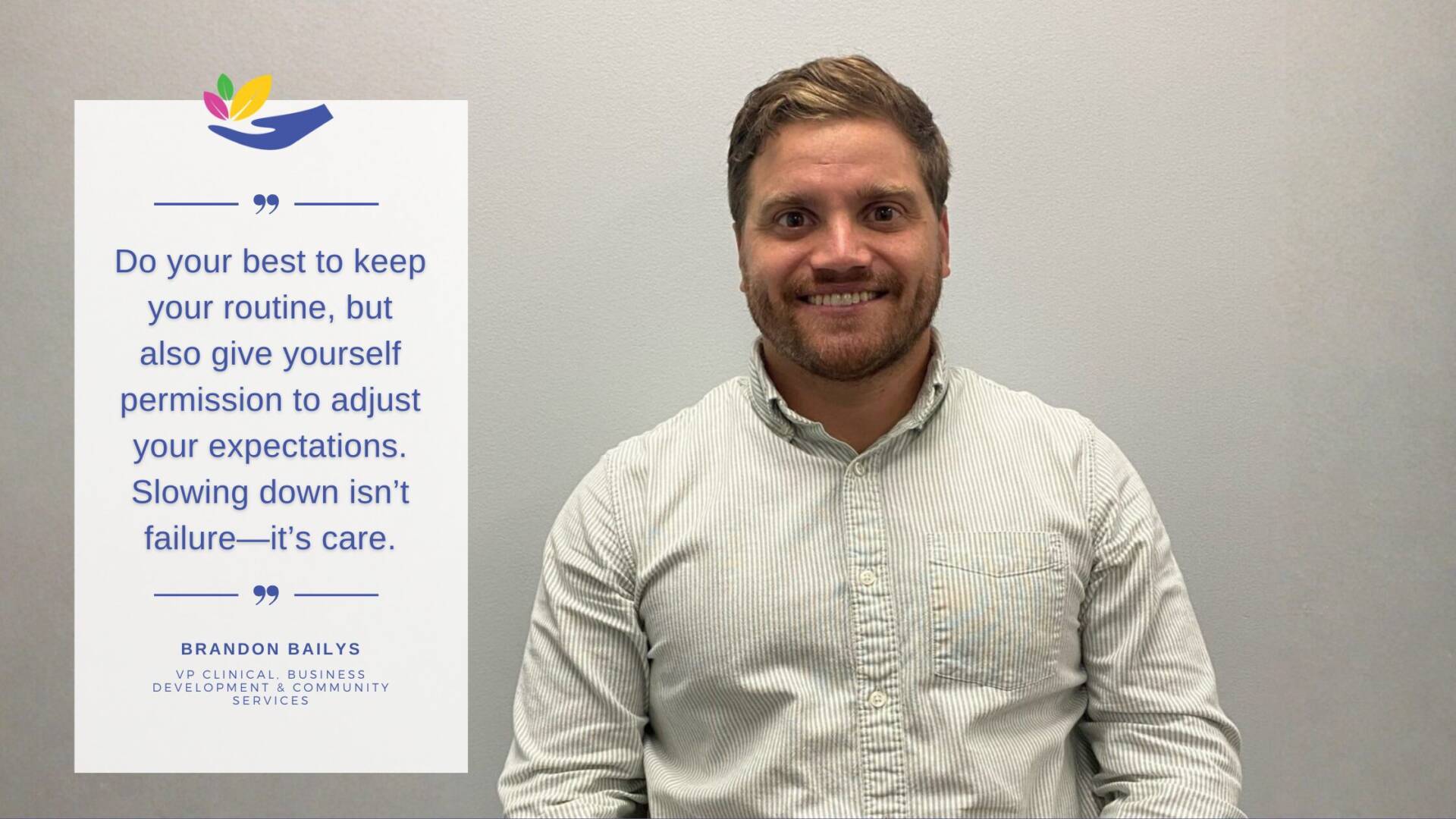 Quote about routine by Brandon Bailys