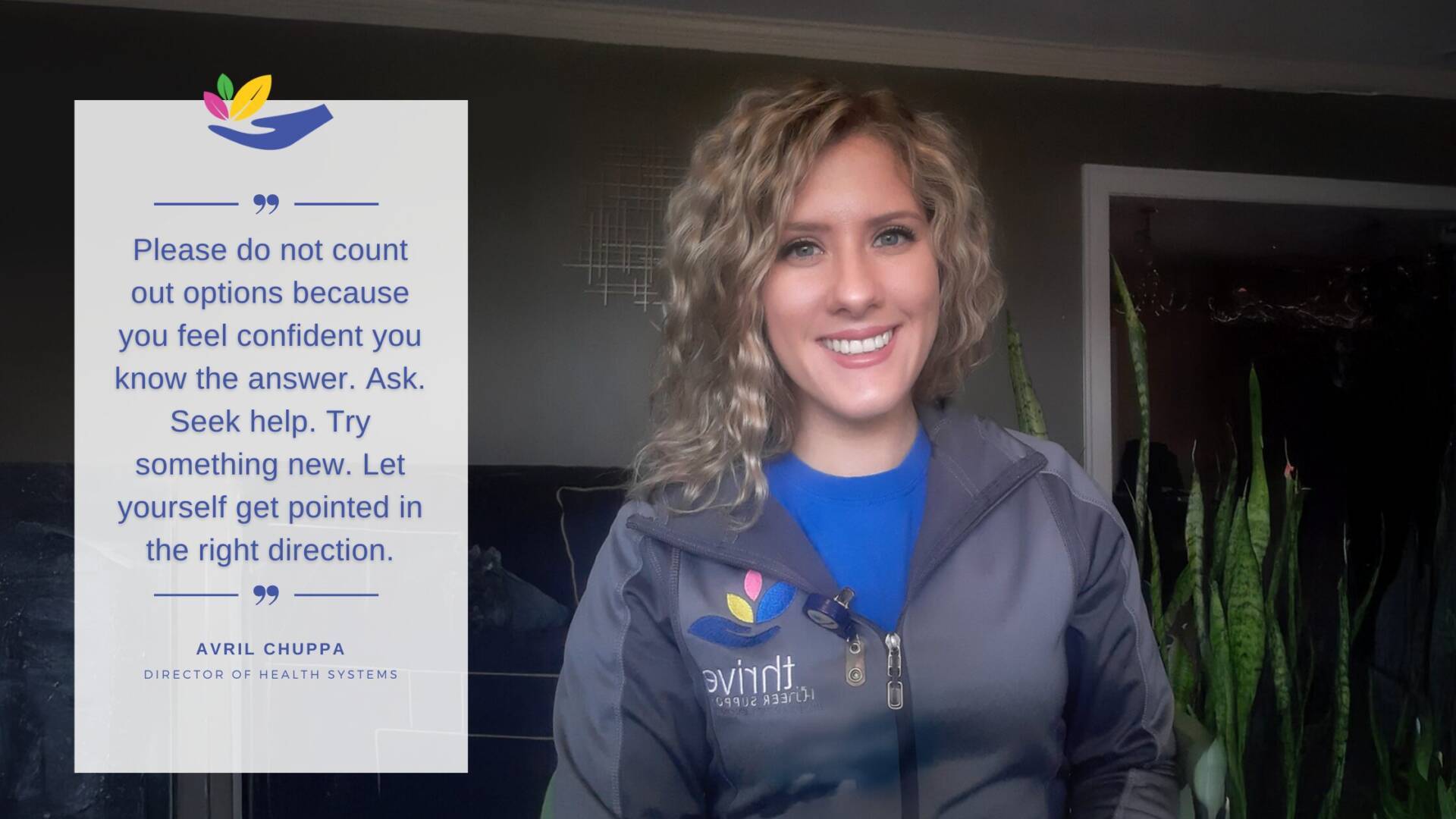 Testimonial from Avril Chuppa